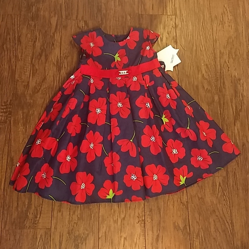 Chersi red dress 3T